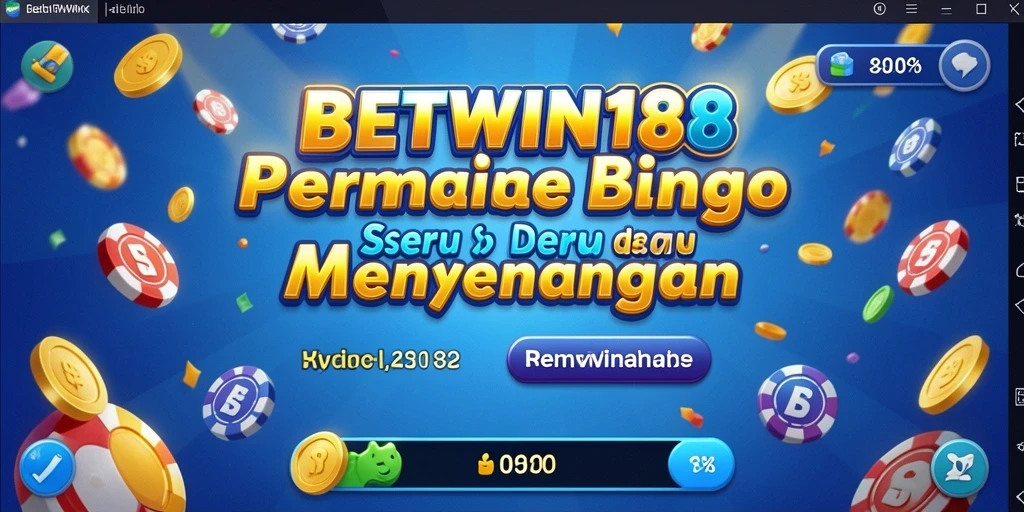 Tampilan gameplay seru dalam aplikasi Bingo BETWIN188.