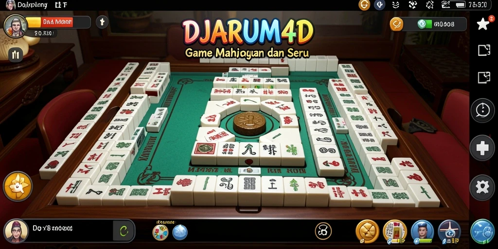 Tampilan gameplay DJARUM4D yang menarik dari permainan Mahjong.