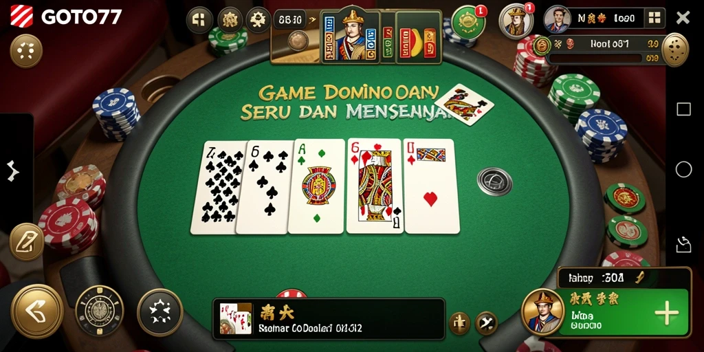 Screenshot menunjukkan gameplay seru GOTO77 yang penuh strategi.