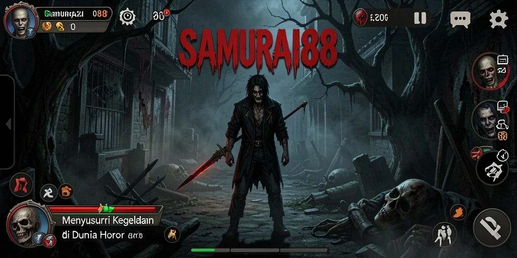 Tampilan gameplay menakutkan dari SAMURAI88 yang memikat.