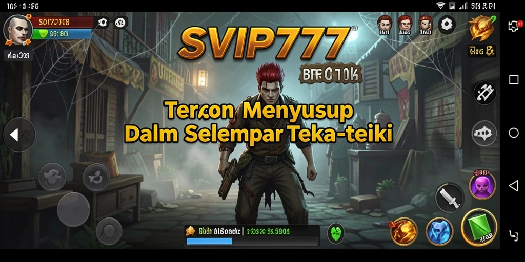Screenshot SVIP777 menampilkan gameplay seram yang mencekam.