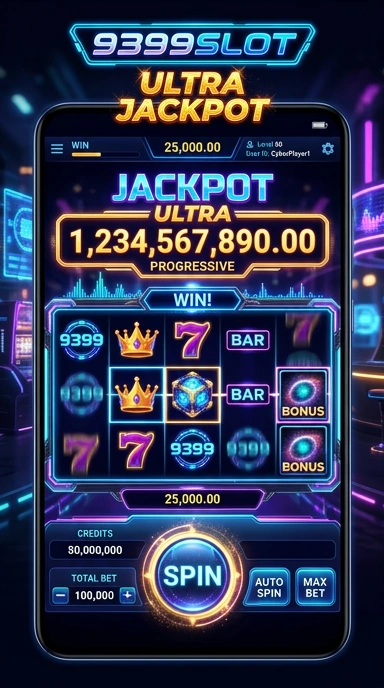 Tampilan antarmuka pengguna aplikasi 9399slot yang menarik.